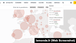 Le Monde опубликовала карту c российским Крымом