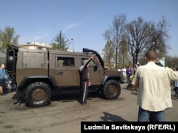 Псков, армейский автомобиль