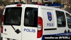 Azerbaijan -- police car Baku