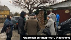 «Осмотр» в доме крымскотатарского активиста, 21 ноября 2017 года