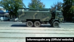 РЭБ РБ-341В «Леер-3» в Донецке, лето 2015-го