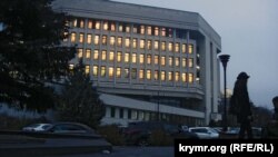 Здание подконтрольного России парламента Крыма