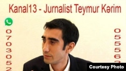 Jurnalist Teymur Kərimov