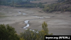 Крым, пересохшее Белогорское водохранилище, 30 сентября 2016 года